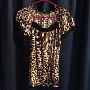 Leopard print blouse